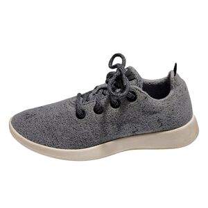 Allbirds Gray Knit Wool Runners Lace Up Comfort Sneakers Women's Size 9